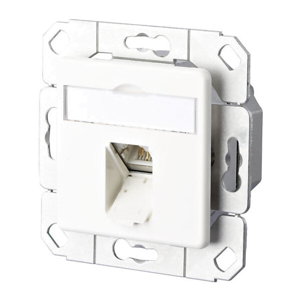 METZ CONNECT Anschlussdose C6A Upk 1xRJ45,Upk,rws TN EDATC6A-1UPk-rws