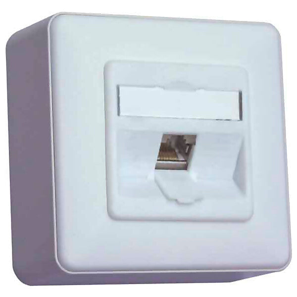 METZ CONNECT Anschlussdose C6Amodul AP 1Port 180 AP,rws TN C6Amod-1AP-180rw