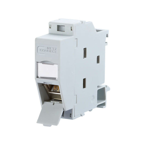 METZ CONNECT Hutschienenmodul,Cat.6A 1xRJ45,inkl. Modul TN E-DATmod-REGplus