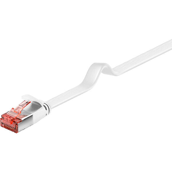 Goobay Flachkabel U/FTP Cat6 weiß 0,5m 94914