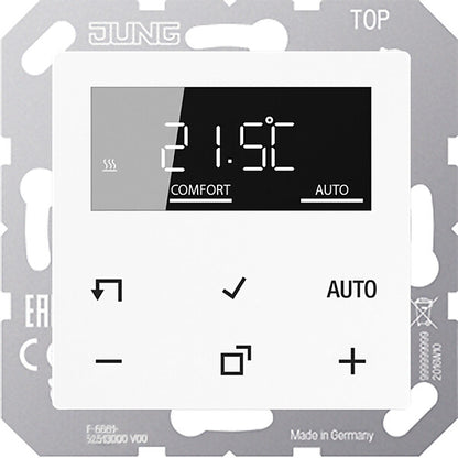JUNG Raumtemperaturregler mit Display Standard TR D A 1790 WW
