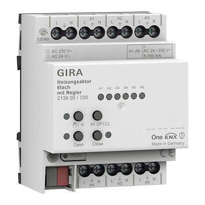 Gira Heizungsaktor 6-f. Regler OneKNX REG 213900