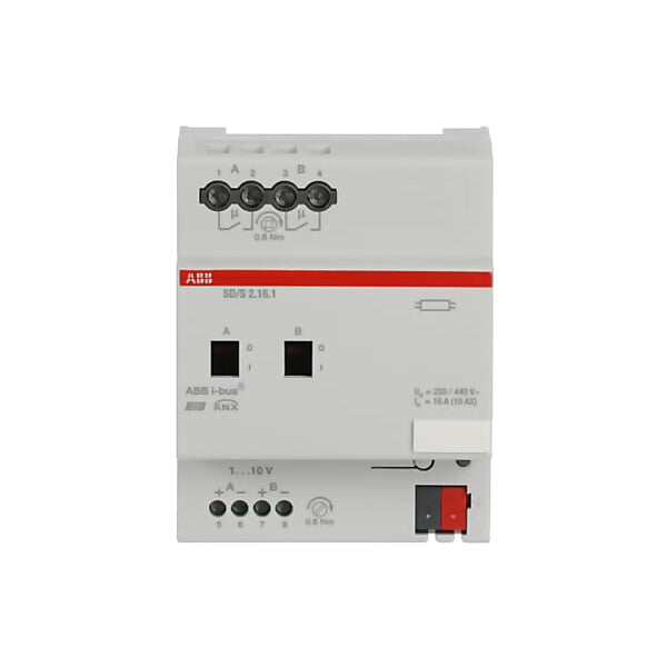 ABB Schalt/Dimmaktor 2-fach, 16A, REG SD/S2.16.1