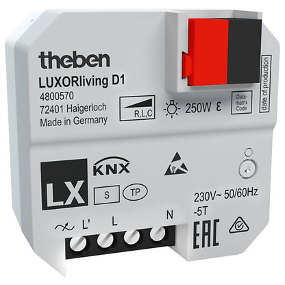 Theben UP-Dimmaktor 1 Kanal LUXORliving D1