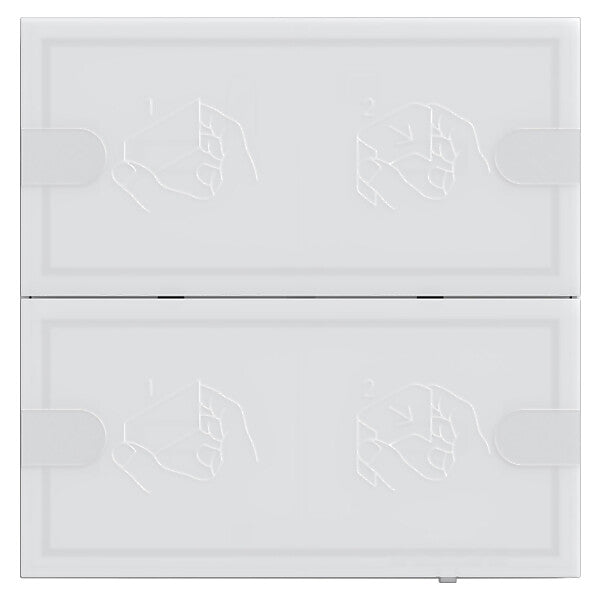 Gira KNX Tastsensor 4 Komfort 2f TS4 ws 5002003