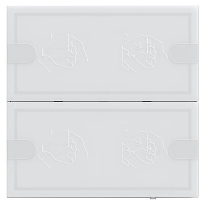 Gira KNX Tastsensor 4 Komfort 2f TS4 ws 5002003