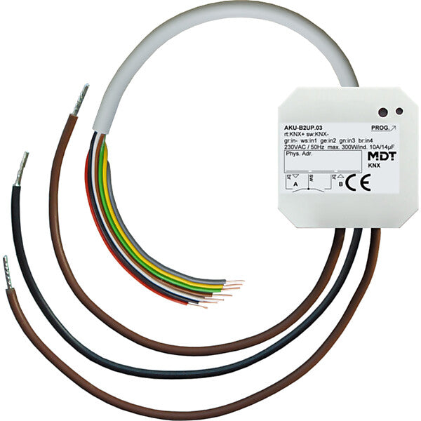 MDT technologies Universalaktor 2-fach UP 10A,230VAC,14µF,2EVG AKU-B2UP.03