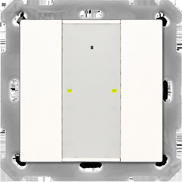 MDT technologies KNX RF+Funk Taster Plus 2-f. m.Aktor,rws/glä RF-TA55A2.01