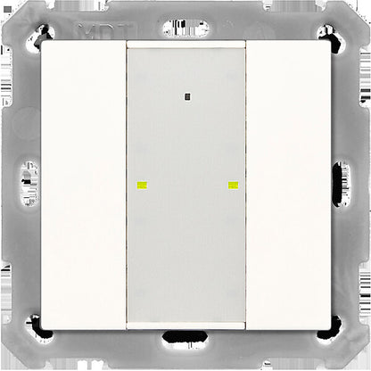 MDT technologies KNX RF+Funk Taster Plus 2-f. m.Aktor,rws/glä RF-TA55A2.01