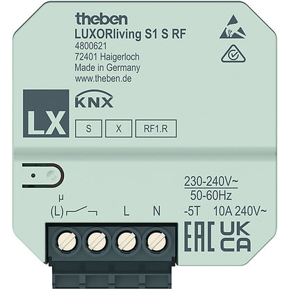 Theben Funk-Schaltaktor 1-fach LUXORliving S1 S RF