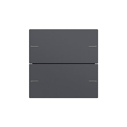 Gira Wippenset 2-fach Tastsensor Anthrazit 575228