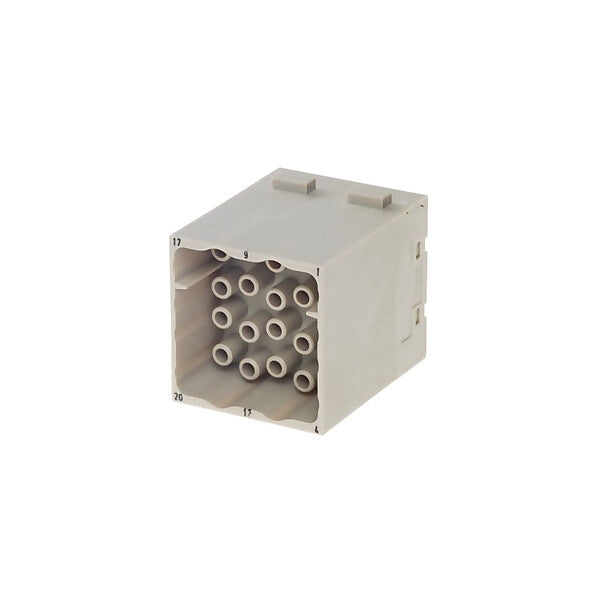 HARTING Modul f. Stiftkontakte Han20 Mod-M 09140203001