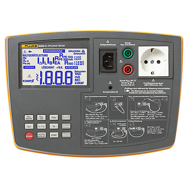 Fluke Gerätetester tragbar FLUKE-6200-2 DE