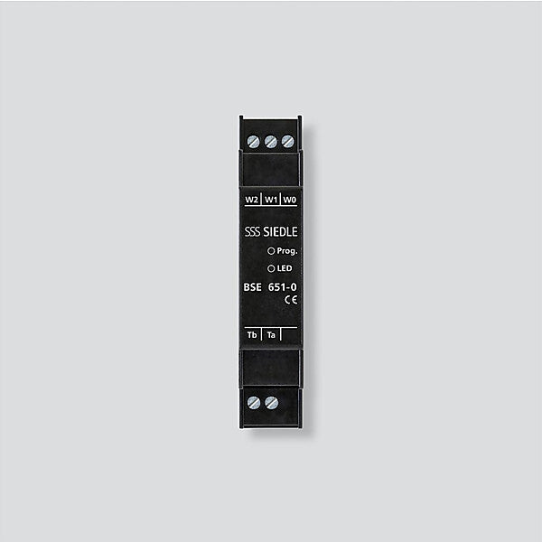 Siedle Bus-Schalt-Einheit Schwarz Hutschiene BSE 651-0