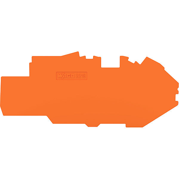 WAGO Abschluss-/Zwischenplatte 1mm orange 2216-7792