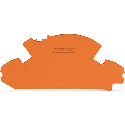 WAGO Abschlussplatte orange 2007-8892