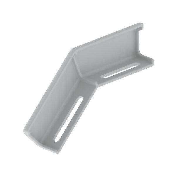 Unex Winkelverbinder fallend, lichtgrau 66842