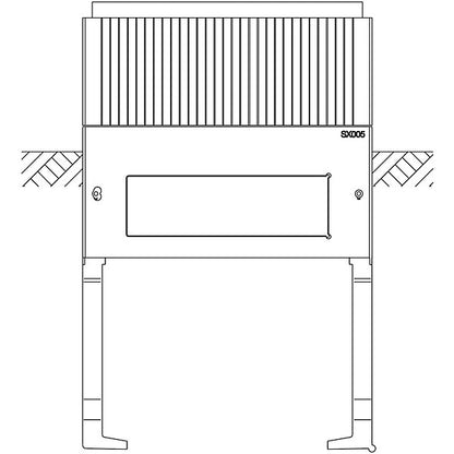 ABN Sockel Gr.0 2-feld Höhe 900mm SX005