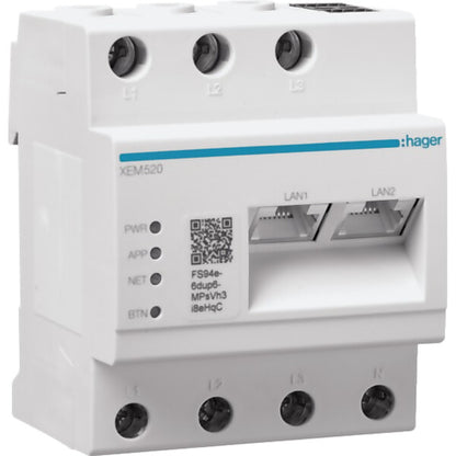 Hager Lastmanager bis 40 Ladepunkte XEM520