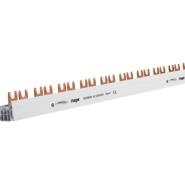 Hager Phasenschiene 2P,10qmm,57mod,Gabel KDN263B