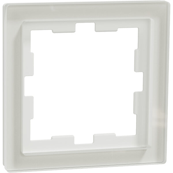 Merten Rahmen 1f.kristallws D-Life Glas MEG4010-6520