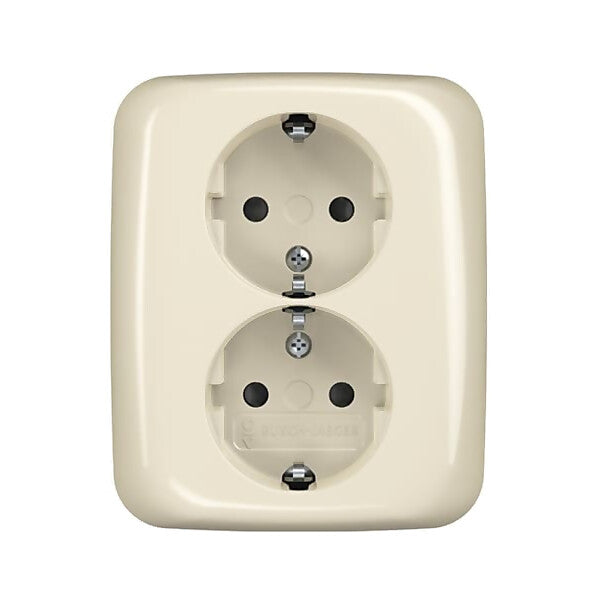 Busch-Jaeger SCHUKO-Doppelsteckdose 202 EUJB-212