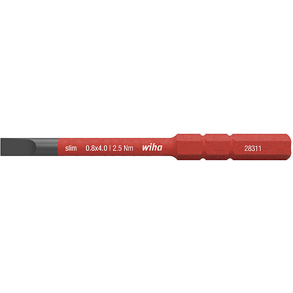Wiha Schlitz Schraubendreher SoftFinish electric 2831-10 4,0x75