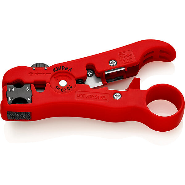 KNIPEX Abisolierwerkzeug für Koax 125mm 16 60 06 SB
