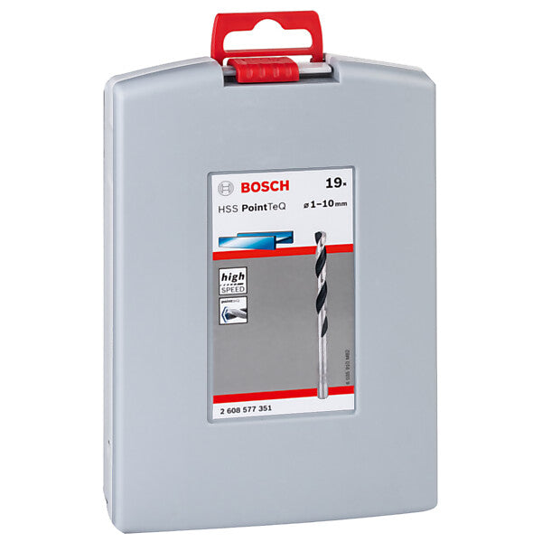 Bosch Elektrowerkzeuge HSS-Spiralbohrer-Set PointTeQ 19-tlg. 2608577351