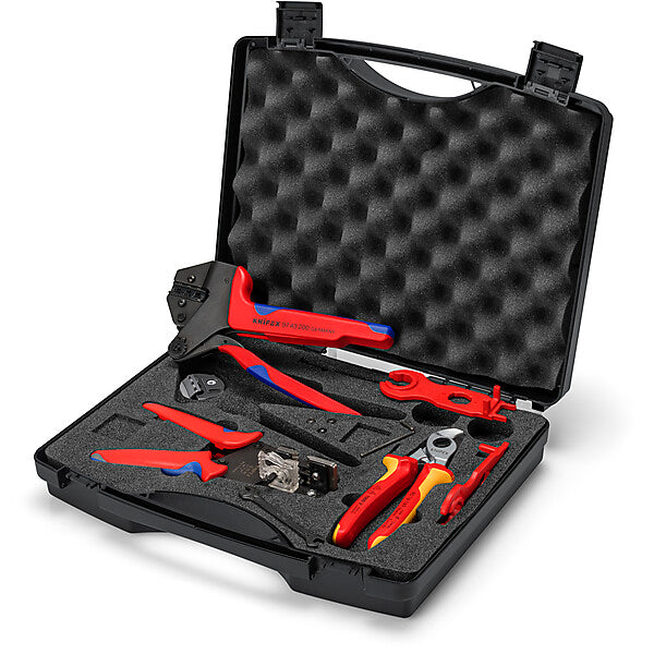 KNIPEX Werkzeugkoffer für Photovoltaik MC4 97 91 04 V01