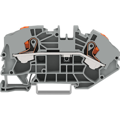 WAGO 2-Leiter-Verteilerklemme Drücker,16mm²,grau 2216-7601