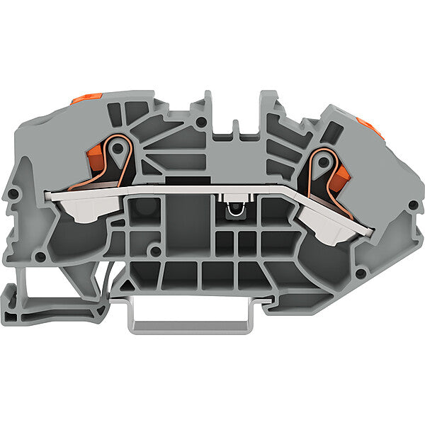 WAGO 2-Leiter-Verteilerklemme Drücker,16mm²,grau 2216-7601