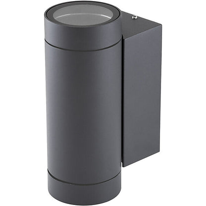 EVN-Lichttechnik Wandanbauleuchte 2flg.anth IP54 GU10 220-240V 637216N