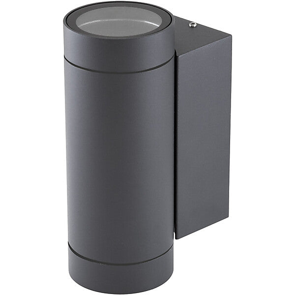 EVN-Lichttechnik Wandanbauleuchte 2flg.anth IP54 GU10 220-240V 637216N