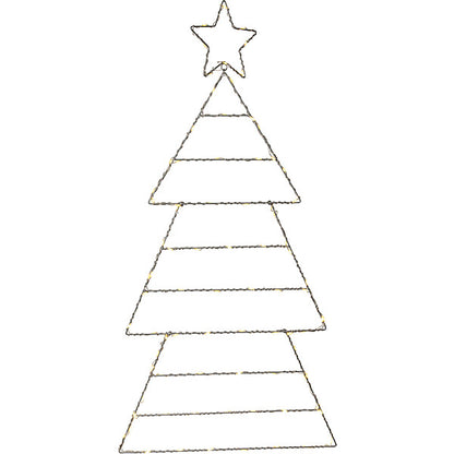 Star LED-Silhouette silber 857-35