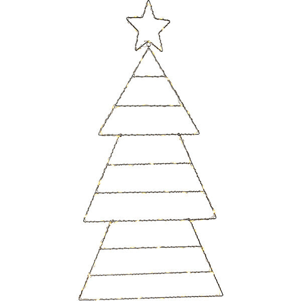 Star LED-Silhouette silber 857-35