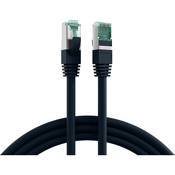 EFB-Elektronik Patchkabel Cat.6A S/FTP RJ45 EC6000A 3m sw