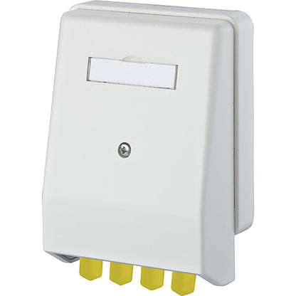 METZ CONNECT Anschlußdose OpDat 4 AP ST 150112 3102-E rws