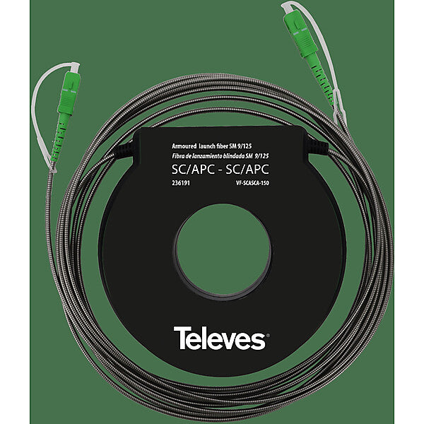 Televes Vorlauffaser Singlemode 150m,SC/APC a.SC/APC VFSCASCA150