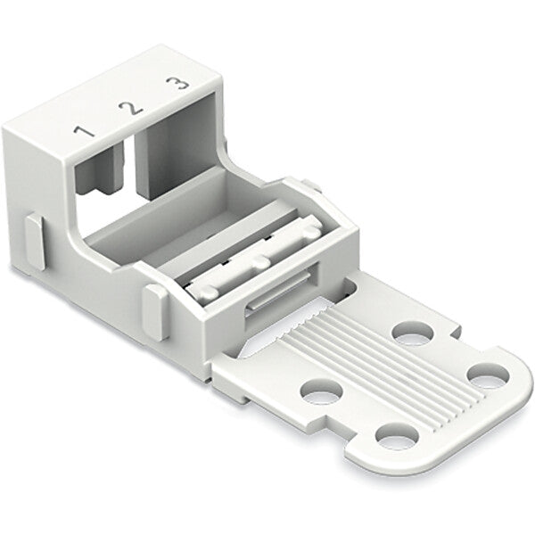 WAGO Befestigungsadapter Serie221-4mm²,weiß 221-513