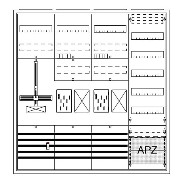 STRIEBEL & JOHN Komplettschrank APBKE-IA472Z2R1S1V5A BA47FH