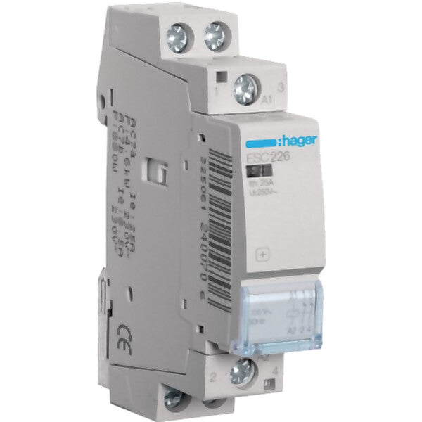 Hager Schütz 25A 2Ö 230V ESC226