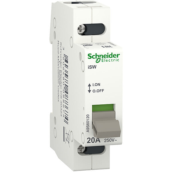 Schneider Electric Lasttrennschalter 1P 20A A9S60120