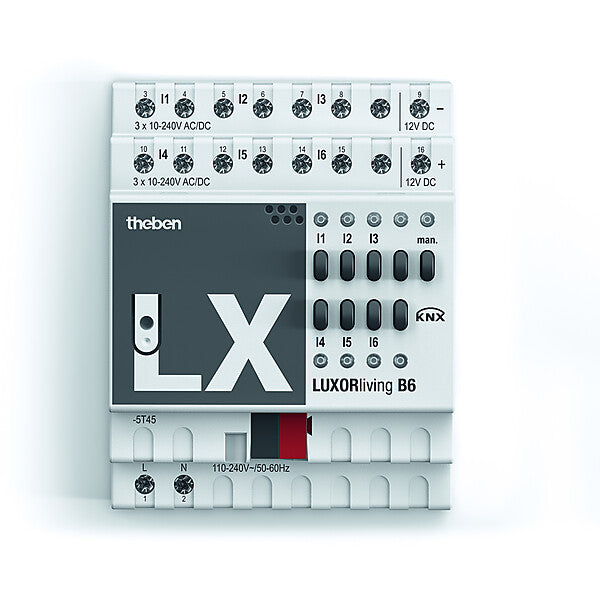 Theben Smart Home-System 6 Kanäle LUXORliving B6