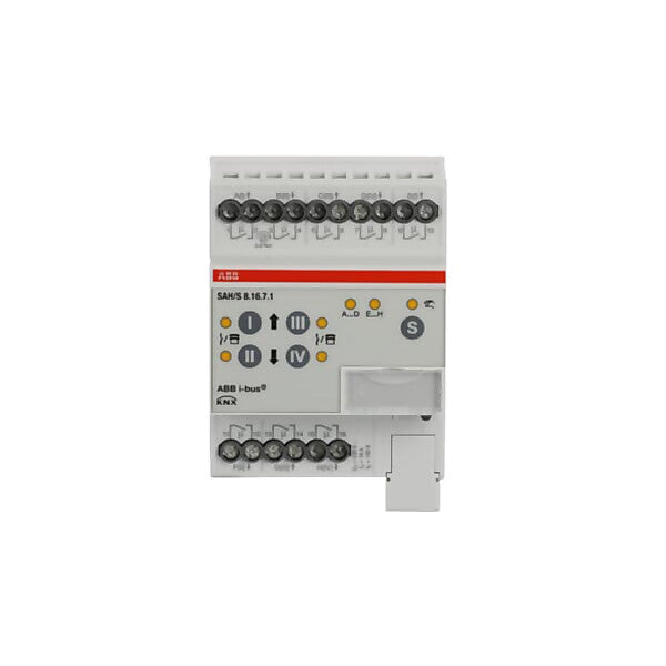 ABB Schalt-/Jalousieaktor 8fach 16A, REG SAH/S8.16.7.1