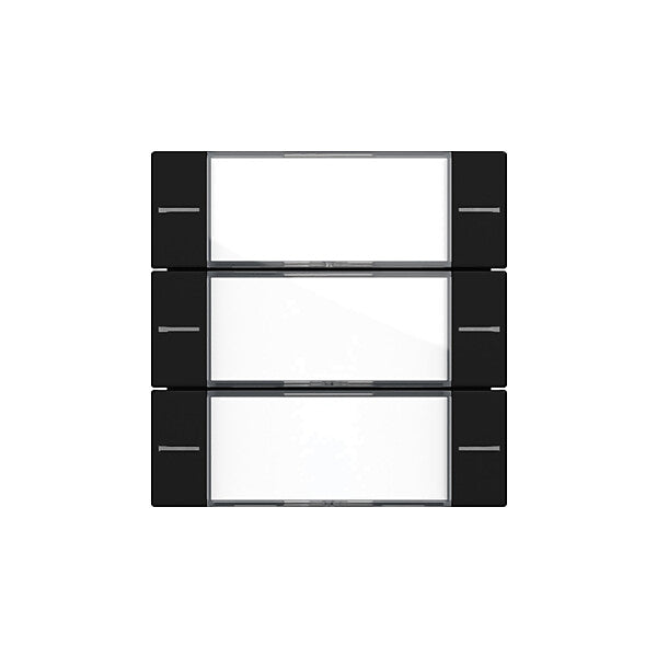 Gira Wippenset 3-fach BSF Tastsensor Schwarz 5773005