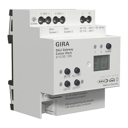 Gira DALI Gateway Colour 2f REG KNX Secure 211200