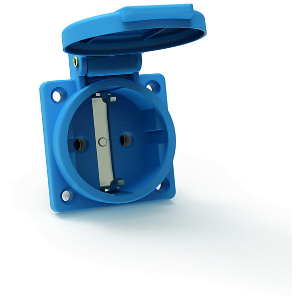 Bals Schutzkont.-Anbausteckdose 16A IP44 blau 71099