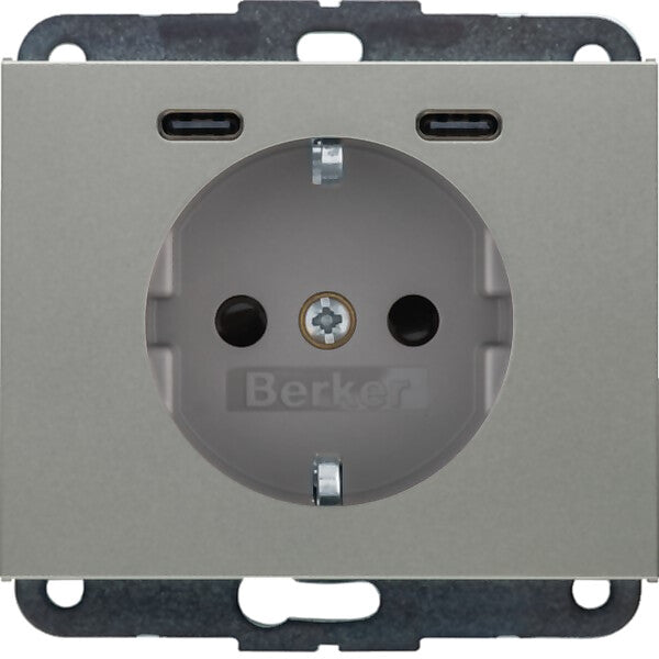 Hager/Berk Steckdose USB CC 20W PD Kx 48157004