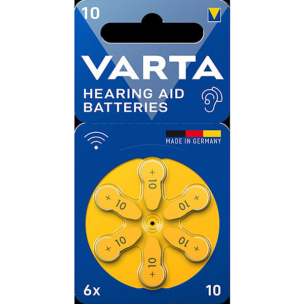 VARTA Hörgerätebatterie Batteries 10 VARTAHearAidB10Bli6